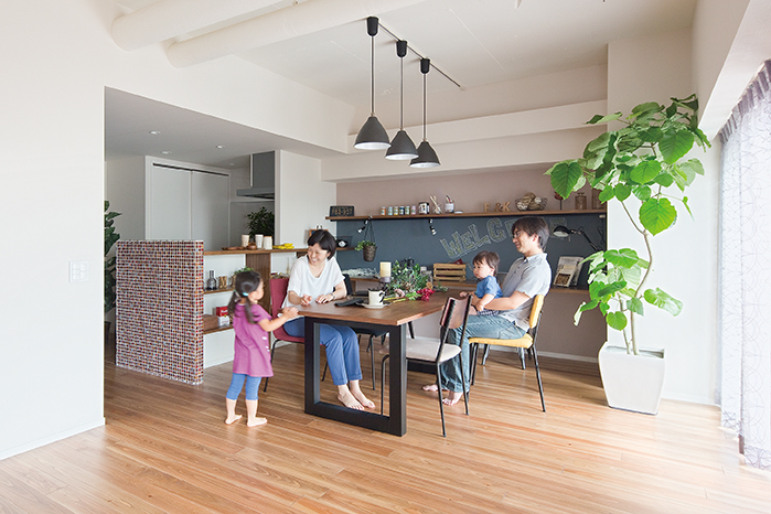 自然素材を使ったリノベーション