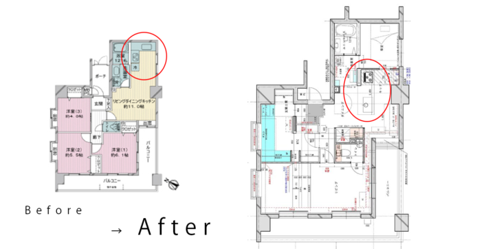 キッチンビフォーアフター