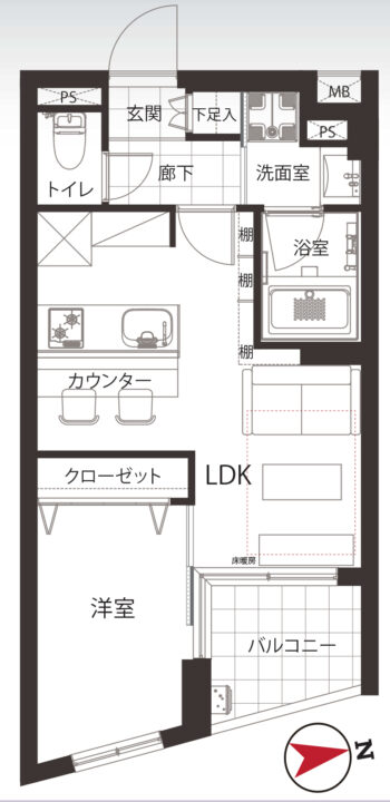 ダイナシティ高円寺 2階