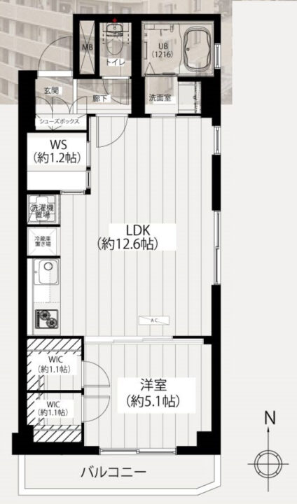 中銀南長崎マンシオン 9階