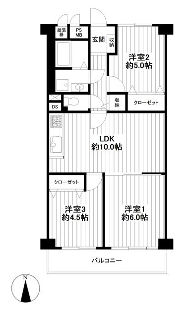 【価格改定】ルネ武蔵境 4階