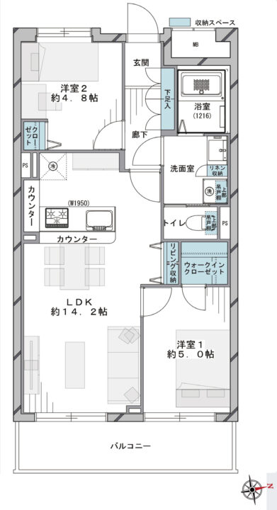 グレイスコート三鷹下連雀 4階