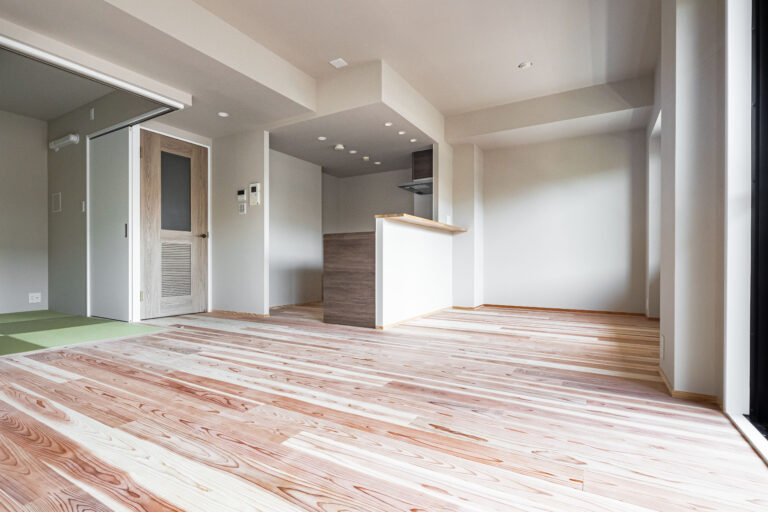 和室と無垢フローリングのリノベーション