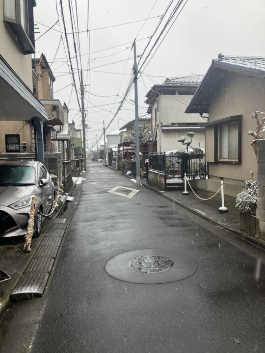 前面道路写真
