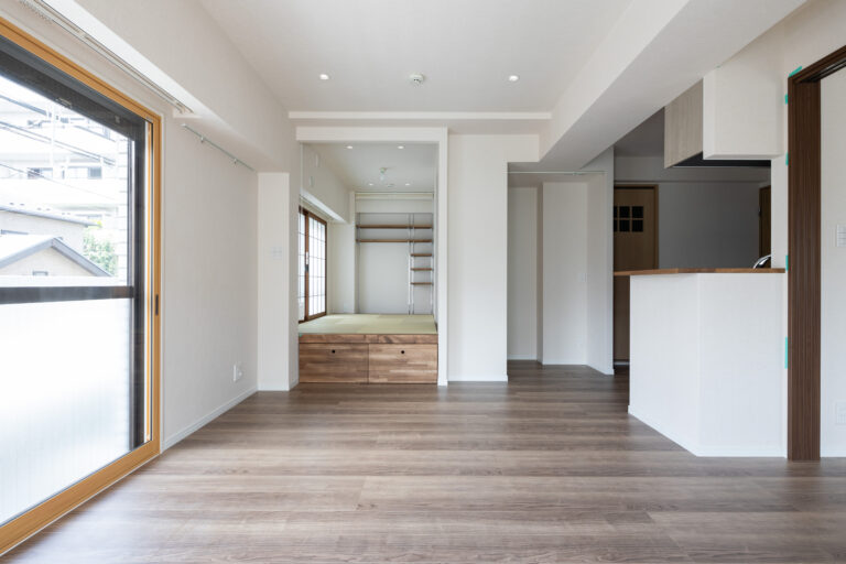 古建具の雰囲気を楽しむ小上がりリノベーション