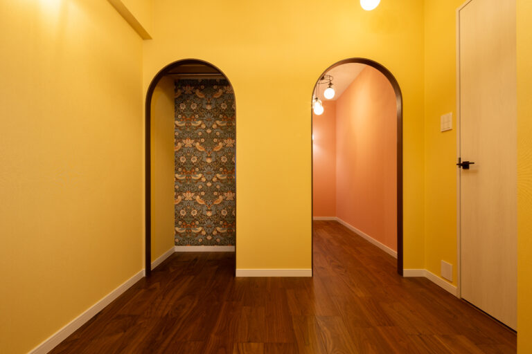 アクセントクロスを採用したリノベーション