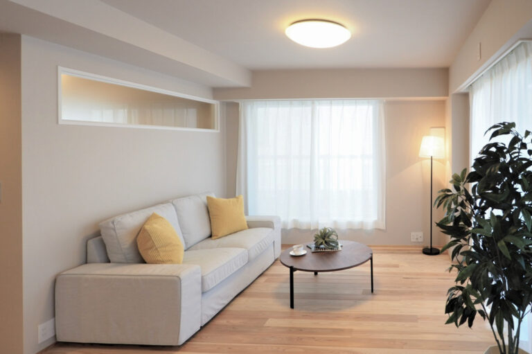 ルーフバルコニーがあるリノベーション済み物件